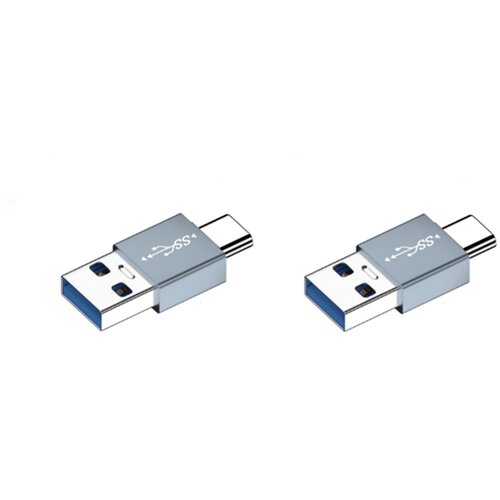 INF 2-Pack Aluminijasta Zlitina Type-C Mo&scaron;ki na USB-A Mo&scaron;ki OTG Adapter, (5000098870) Cene
