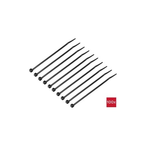 TRU COMPONENTS TC-12533324 vezice 150 mm 3.6 mm crna otporna na hladnoću 100 St. Slike