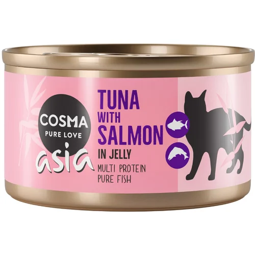 Cosma Ekonomično pakiranje Asia u želeu 24 x 85 g - Tuna i losos