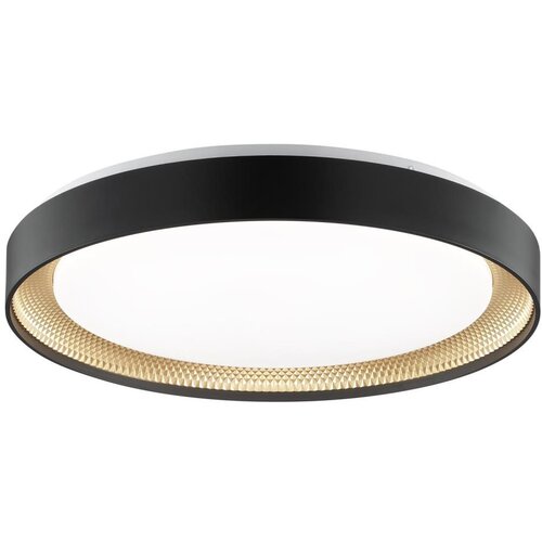 Brilliant LED prigu&amp;scaron;iva plafonska lampa WALDO LED/36W/230V crna/zlatna + daljinski upravljač Slike