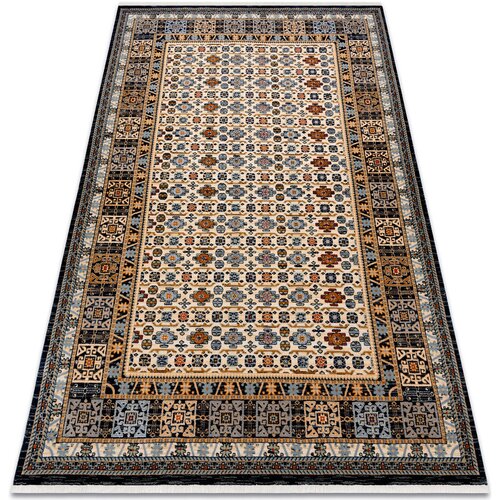 RugsX Preproge Volnena preproga KESHAN Čopki, Okvir orientalski 160x230 cm Bež Cene