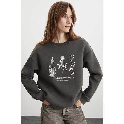 Grimelange MARENA Relaxed Gray Single Sweatshirt Slike