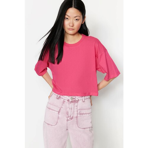 Trendyol T-Shirt - Pink - Relaxed fit Slike