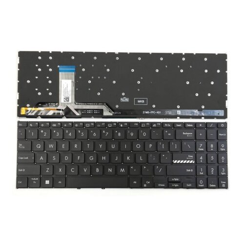  Tastatura za laptop Asus Vivobook X1502 X1502ZA X1503 X1503ZA X1504 X1504VA mali enter, backlight ( 112423 ) Slike