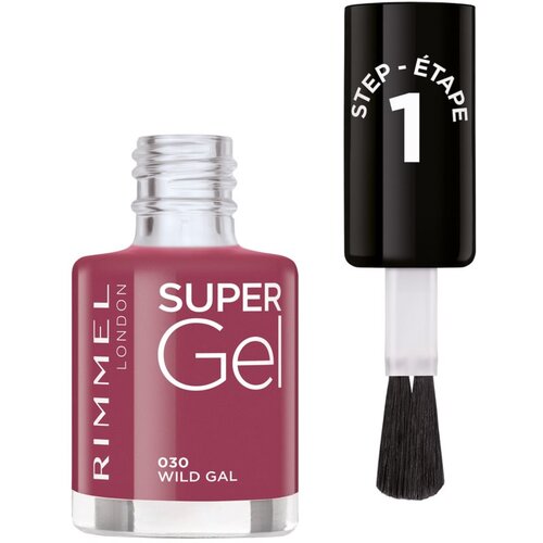 Rimmel London Super Gel gel lak za nohte brez uporabe UV/LED lučke odtenek 030 Wild Gal 12 ml Cene