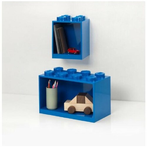 Lego police u obliku kocaka, dvodelni set, plava Slike