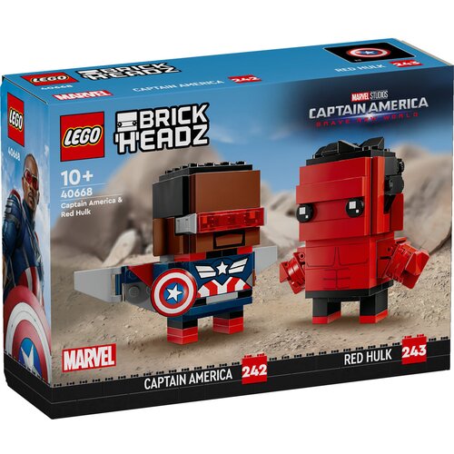 Lego LEGO&amp;reg; Super Heroes - Figuri Stotnik Amerika in Rdeči Hulk (40668) Slike