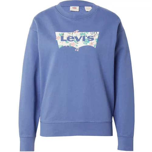 Levi's Sweater majica sivkasto plava / zelena / roza / bijela