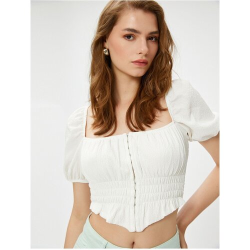 Koton Blouse - Ecru - Fitted Slike