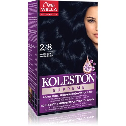 Wella Koleston Supreme barva za lase odtenek 2/8 Blue Black 100 ml Cene