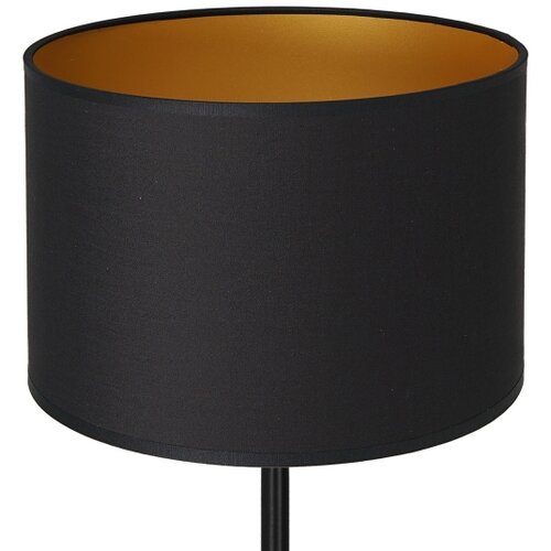  Stona lampa ARDEN 1xE27/60W/230V prečnik 25 cm crna/zlatna Slike