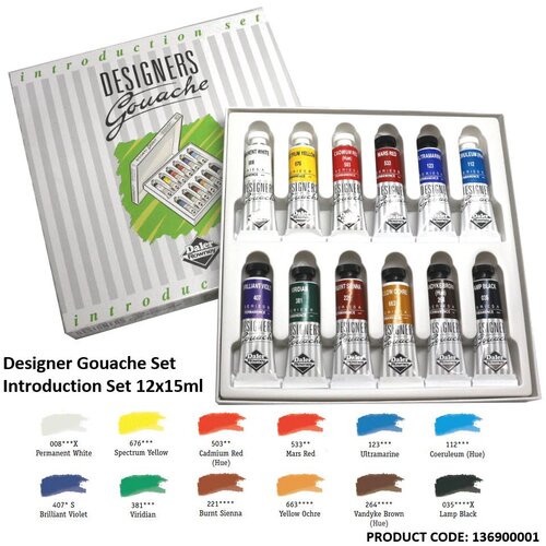 Daler Rowny Designers Gouache set Intro 12x15 ml, (20634045) Slike