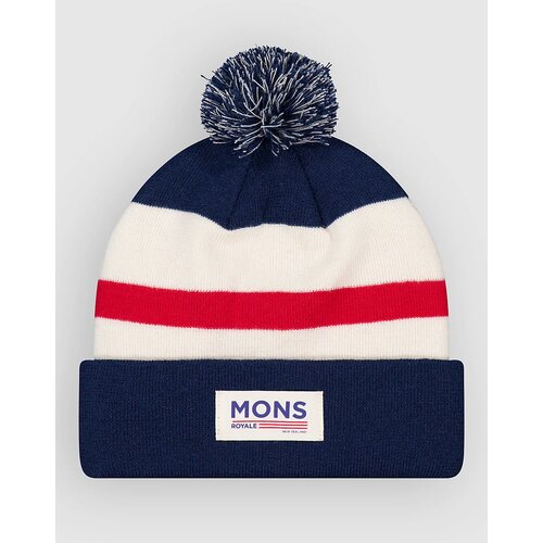Mons Royale Mccloud Merino Pom Pom Kapa snowflake / navy Slike