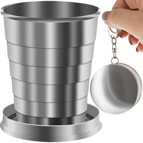  Zložljiv kozarec - inox Cene