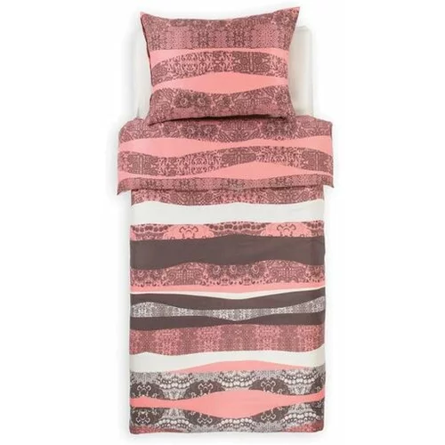Odeja posteljnina Allegra, 220x140 + 60x80, roza