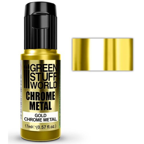 Green Stuff World Chrome Paint Gold 17ml | Zlatna hrom boja Cene