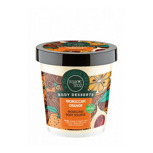 Organic Shop piling za telo - Body Desserts Moroccan Orange Modelling Body Soufflé (450 ml) Cene