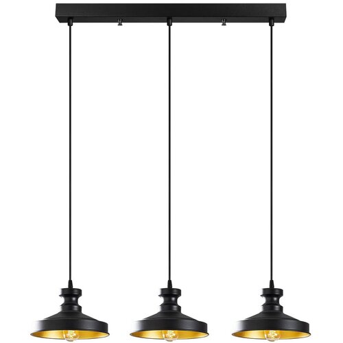 Opviq lights Crna viseća svjetiljka s metalnim sjenilom Berceste &amp;ndash; Slike