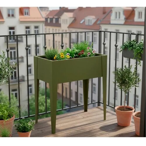 WESTMANN Vedura S | Balkonska povi&scaron;ena gredica | 60 L | 40x74x80 cm | Maslinasto zelena - BRANDED IN GERMANY Cijene