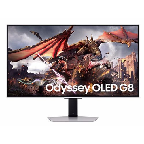 Samsung G81SF računalni monitor 81,3 cm (32&amp;quot;) 3840 x 2160 pikseli 4K Ultra HD OLED Srebro Slike