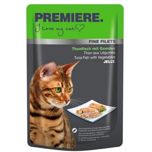 Premiere Cat Fine Filets Tunina/Zelenjava 100g vrečka Cene
