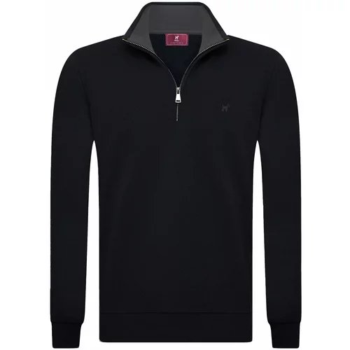 Williot Sweater majica 'Diagonales ' crna