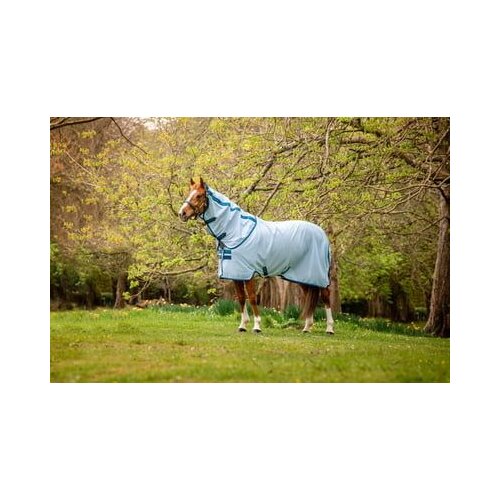 Horseware Ireland Pregrinjalo Amigo Bug Rug, Azure Blue/Navy & Electric Blue - 160 cm Cene