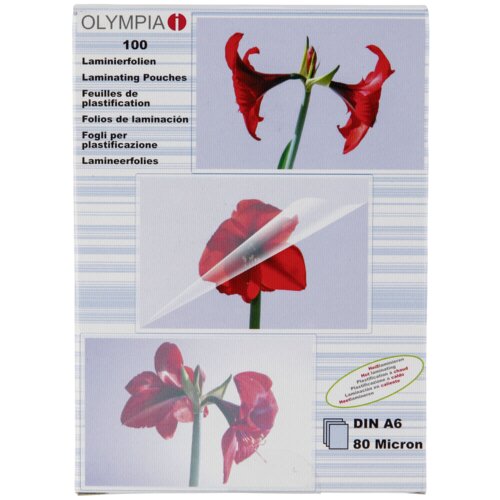 Olympia 1x100 Laminating pouches DIN A6 80 micron 9168 Cijene