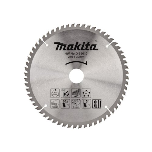 Makita žagin list TCT 216 mm x 30 mm x 60T, D-65610 Cene