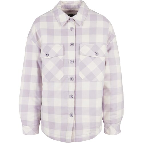 UC Ladies Women&amp;#039;s flannel padded overshirt whitesand/softlilac Slike