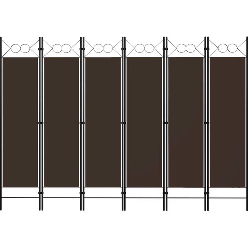 Sobna pregrada sa 6 panela smeđa 240 x 180 cm Cene