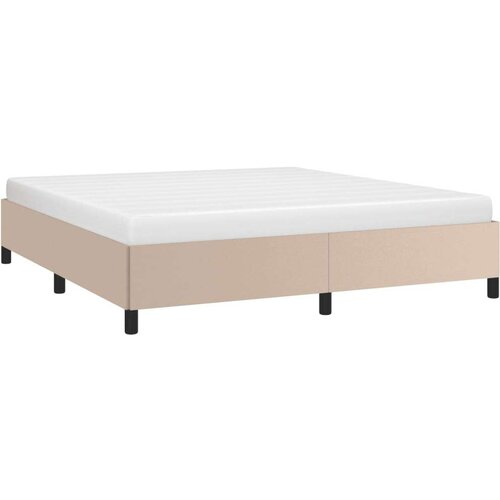  Okvir Za krevet boja cappuccina 180x200 cm od umjetne kože Slike