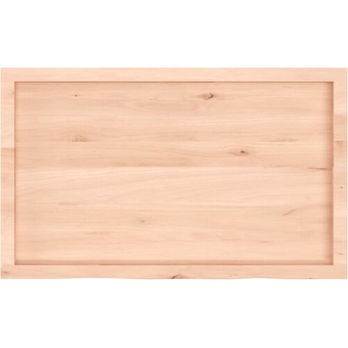  Zidna polica 100x60x(2-4) cm neobrađena masivna hrastovina Slike