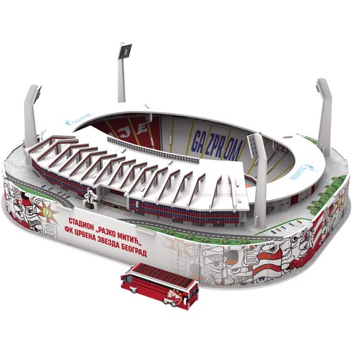 3D Puzzle fudbalski stadion “Rajko Mitić” – Crvena Zvezda Slike