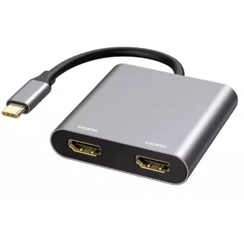 E-green Adapter USB 3.1 tip C (M) - 2 x HDMI Cene