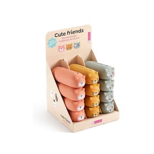 MiquelRius Displej z 12 silikonskimi peresnicami ANIMALS CUTE B2FUN, (20372589) Cene