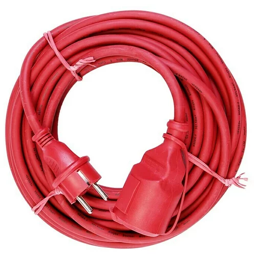 VOLTOMAT Gumeni produžni kabel (5 m, Crvene boje, IP44, H05RR-F3G1,5)