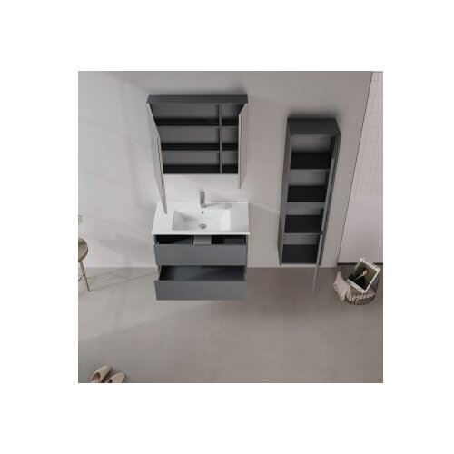 Hanah home Kupatilski ormarić sa umivaonikom i ogledalom (2 komada) Side 85 v2 807 Cene