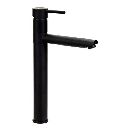 Minotti jednoručna slavina za lavabo - visoka - tubo (crna) - 6119B Slike