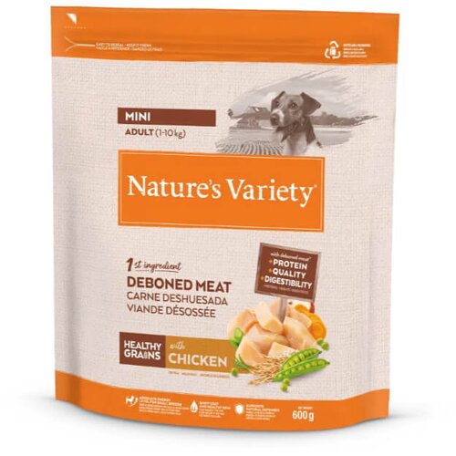 Nature’s Variety Nature's Variety Healthy Grains Dog Mini Adult - pi&scaron;čanec 600 g Cene