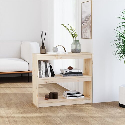 Furnova Knjižna omara/pregrada 80x30x71,5 cm trdna borovina, (21933241) Slike