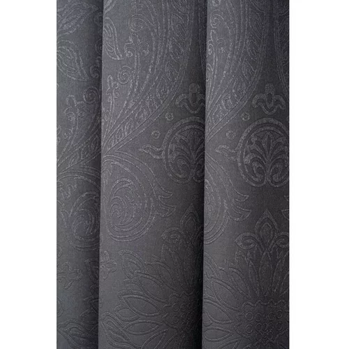 Mendola Fabrics Siva zavesa 140x270 cm Cora –