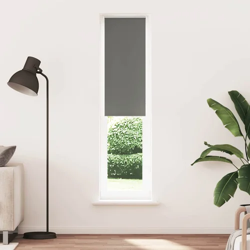 vidaXL Rolo zavjesa Blackout siva 60x230 cm Širina tkanine 55,7 cm