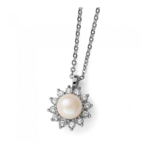  Ženski oliver weber rush pearl lančić sa swarovski kristalima i perlom ( 12265r ) Cene