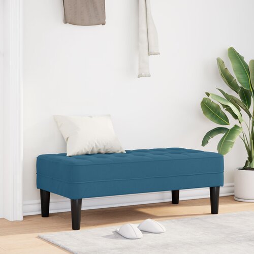 VidaXL Klupe plava 100% poli s Plywood okvirom Plava bar&amp;scaron;unasta klupa Slike
