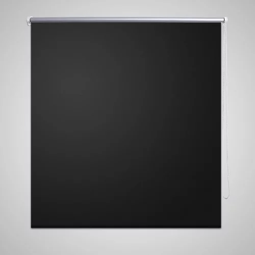 vidaXL Rolo crna zavjesa za zamračivanje 120 x 175 cm