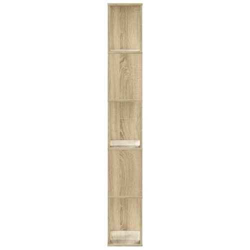  Regal za knjige s 5 razina boja hrasta 45x23,5x162,5 cm drveni Slike