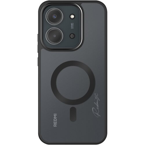 AVIZAR Ovitek za Redmi 15C z vgrajenim MagSafe obročkom, Prozorno črna, (5000189159) Cene