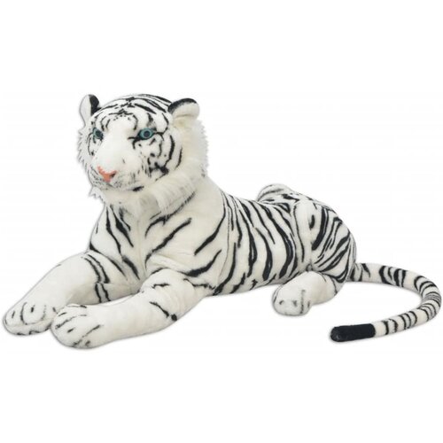  Pli&scaron;asta Igrača Tiger Bele Barve XXL Cene