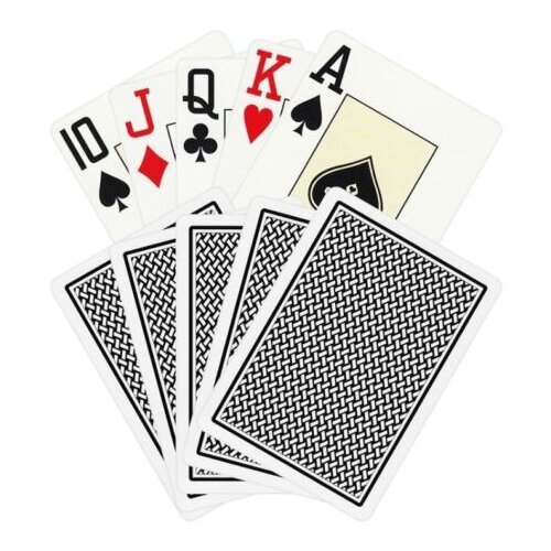 Copag karte za poker &amp;quot;GOLD EDITION&amp;quot; 100% plastika jumbo index, crne Slike
